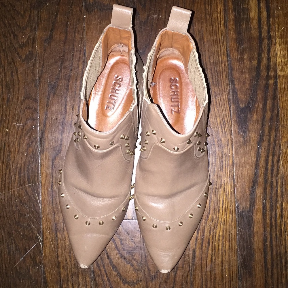 SCHUTZ booties with studs